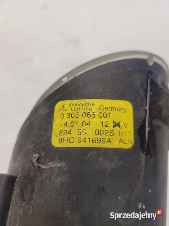 HALOGEN LEWY PRZÓD AUDI A4 B6 CABRIO 8H0941699A Przystajń