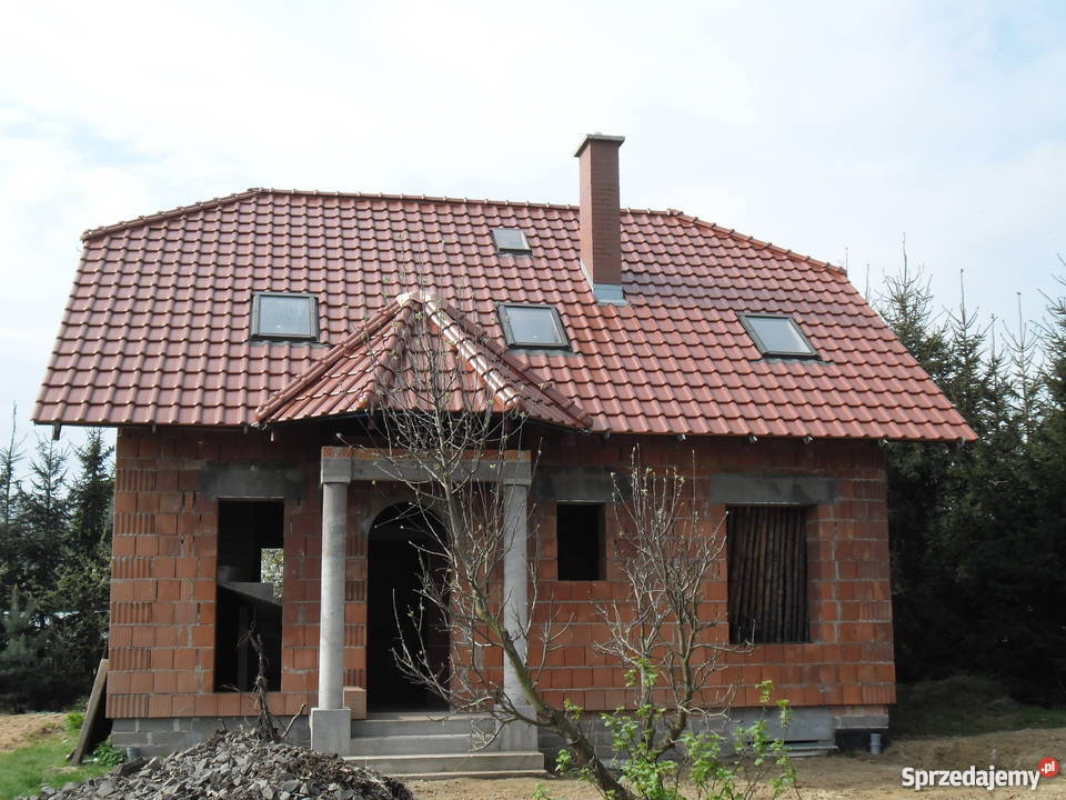 DOM JEDNORODZINNY w stanie surowym otwartym mieszkalny Gierałtów