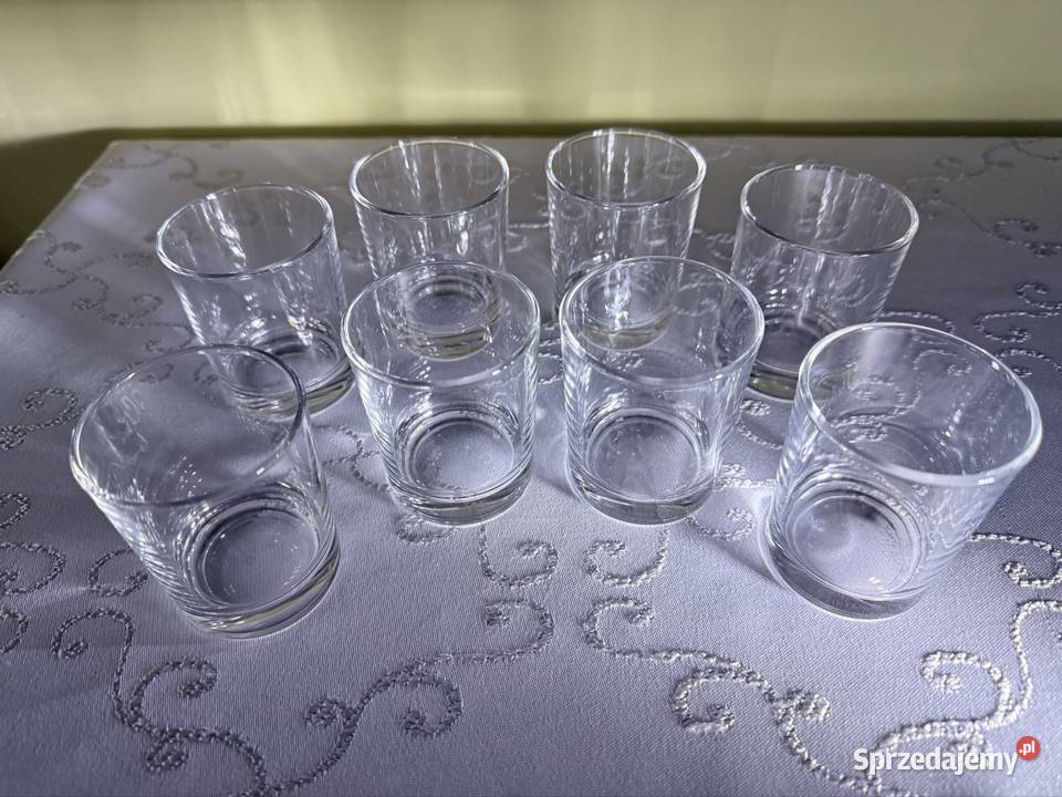 Szklanki Mini Deserówki 100 ml Zestaw 8 Vintage przezroczysty śląskie sprzedam