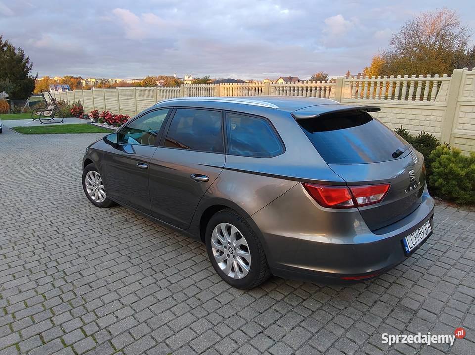 SEAT LEON 20 TDI DSG oryginalny lakier Książka Rok produkcji 2014 Chełm