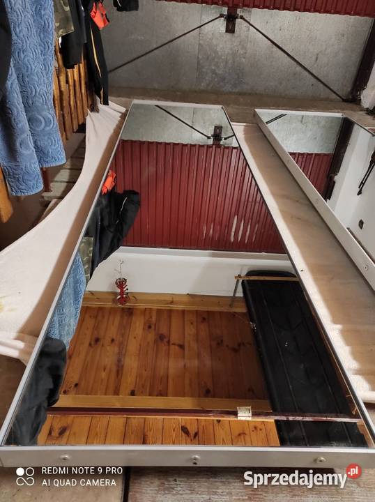Lustro ścienne duże 220x60 garderoba solidne