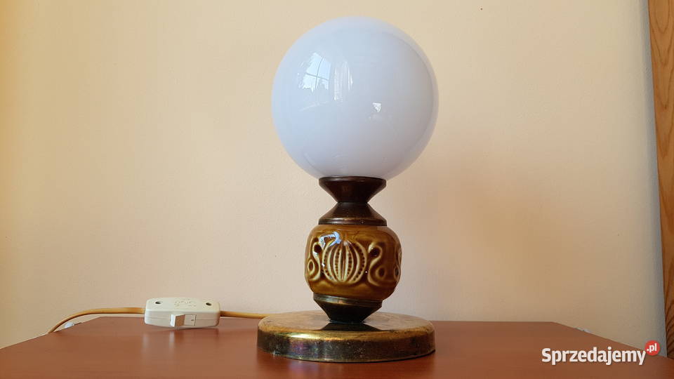 Lamp lampka nocna Polam Katowice PRL Dąbrowa Górnicza