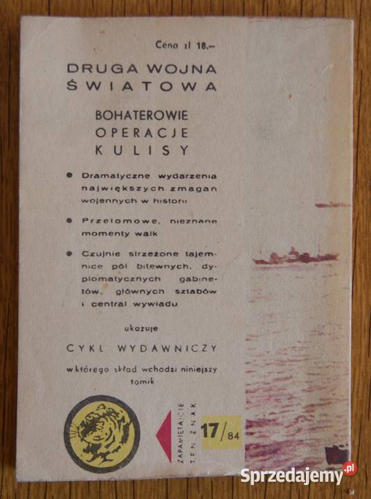 Żółty Tygrys Północna fala 1784 miękka Parczew sprzedam