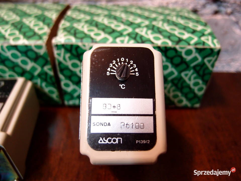 sondy Pt100 ASCON typ SRTR 24V wtyk 8pin Łódź