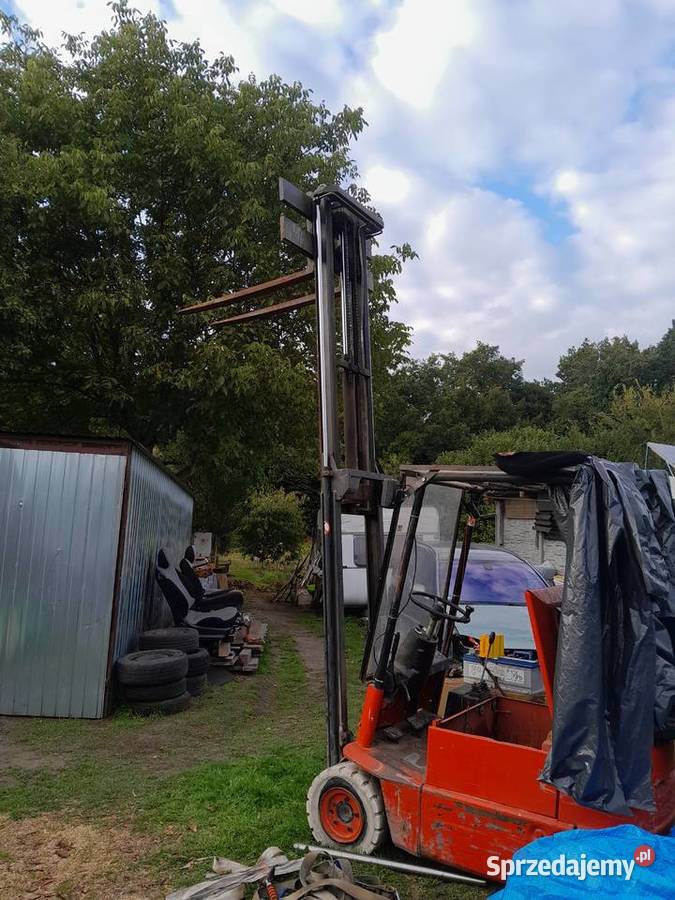 Wózek widłowy Linde E15 regulowane widły