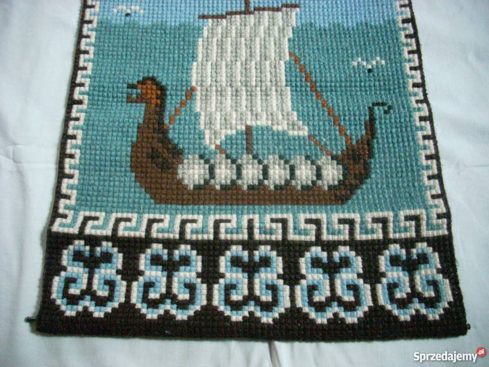 Gobelin Obraz Łódź Morze