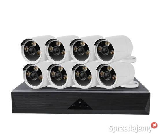 Zestaw 8 kamer FullHD rejestrator