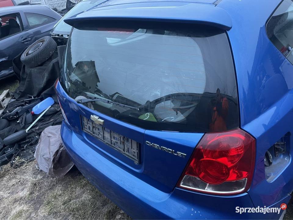 KLAPA BAGAŻNIKA 3D CHevrolet AVEO KALOS Daewoo Rutki-Kossaki