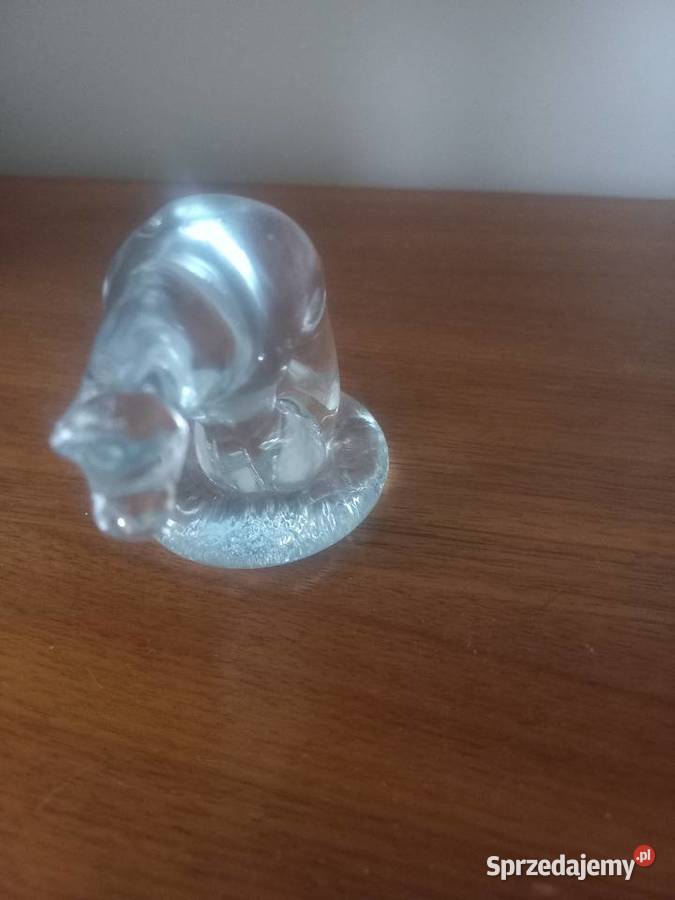 Figurka szklana Miś polarny Toruń