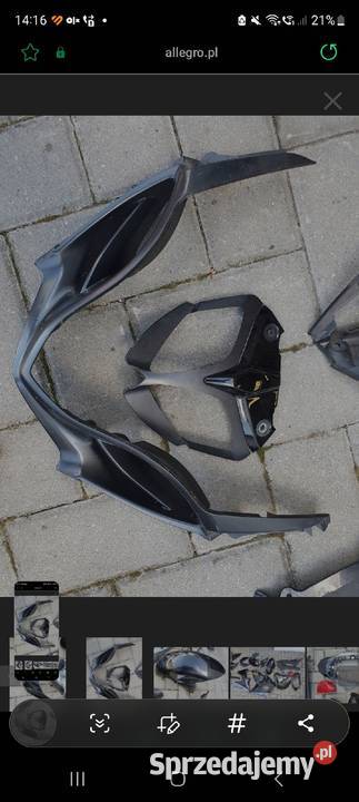 GSX R 1000 lampa błotnik owiewka bok zadupek Nowy Tomyśl