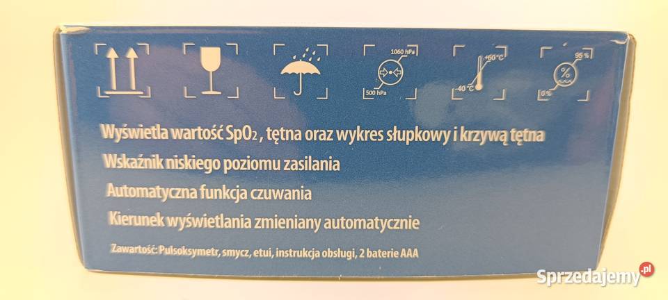 Novama Respire Blue Pulsoksymetr napalcowy z Urządzenia mazowieckie Brwinów