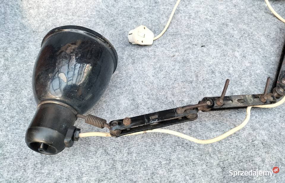 Stra lampa industrialna warsztatowa loft vintage Dom i Ogród Leszno