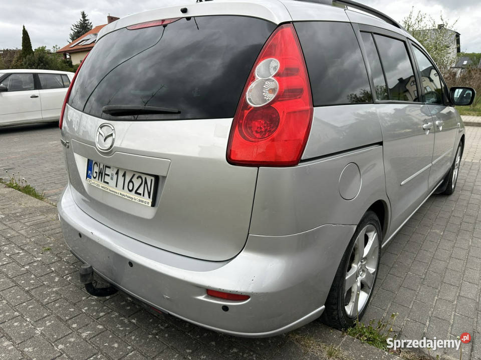 Mazda 5 7 miejsc klimatronik tempomat hak mocny klimatyzacja Wejherowo