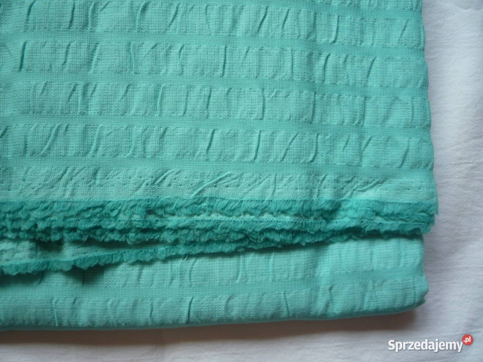 Materiał 320 x 70 kupon zielony pistacjowy Szczecin