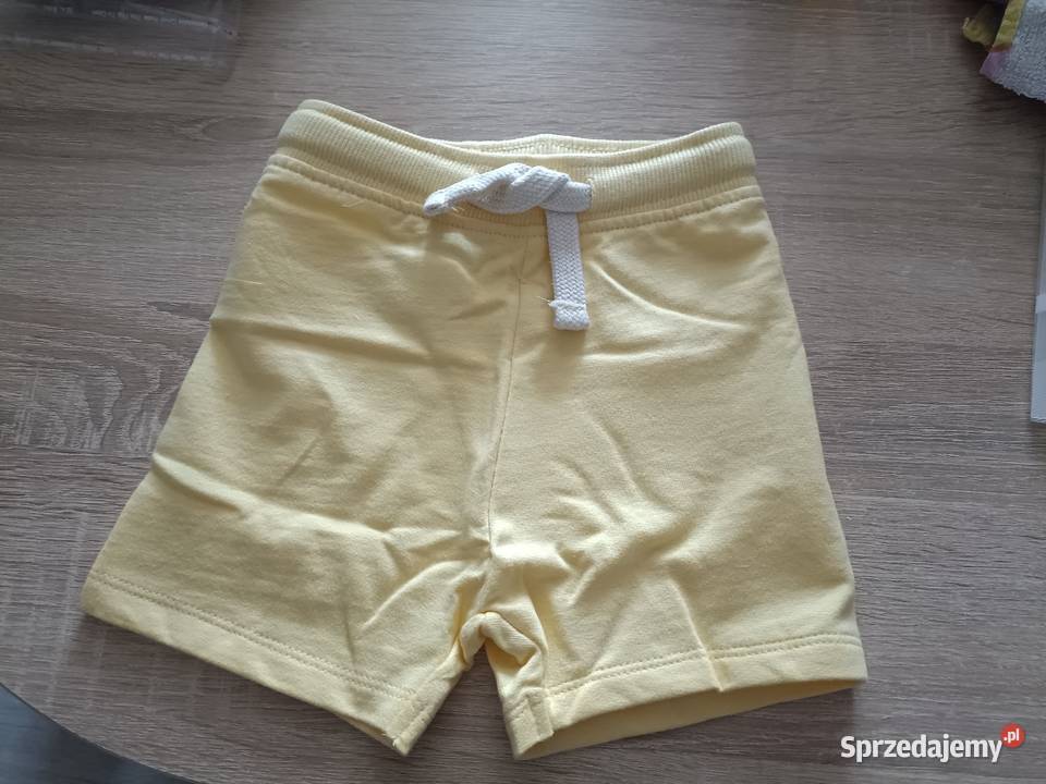Szorty dresowe żółte 80 pomorskie Kwidzyn