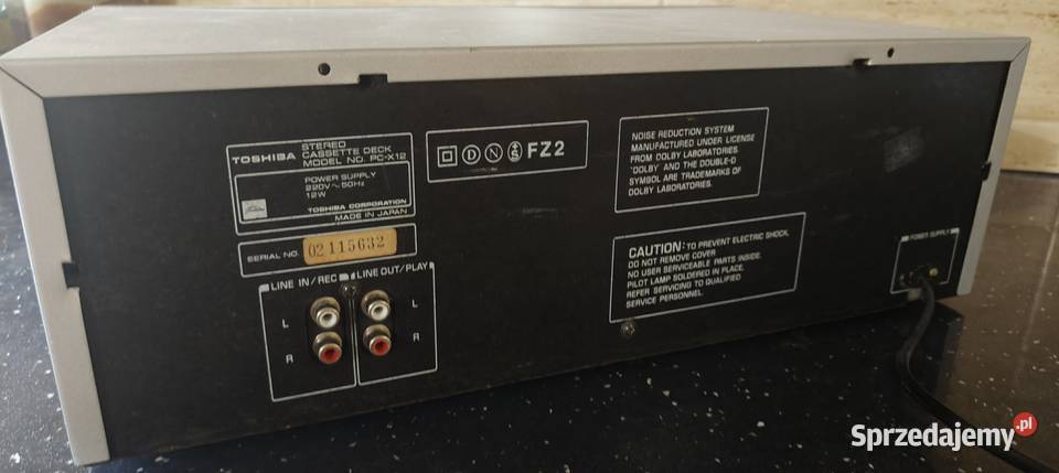 Magnetofon kasetowy Deck Toshiba PCX12 Vintage Przeworsk