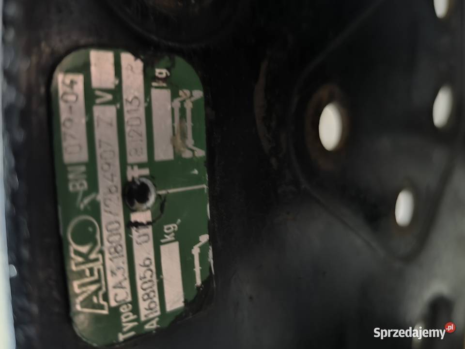 Belka oś skrętna hamowana ALKO mazowieckie Radom