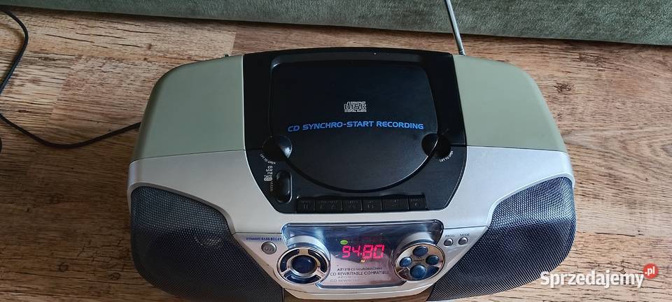 Boombox PHILIPS AZ1310 Kultowe Radio CD Kaseta Wąbrzeźno