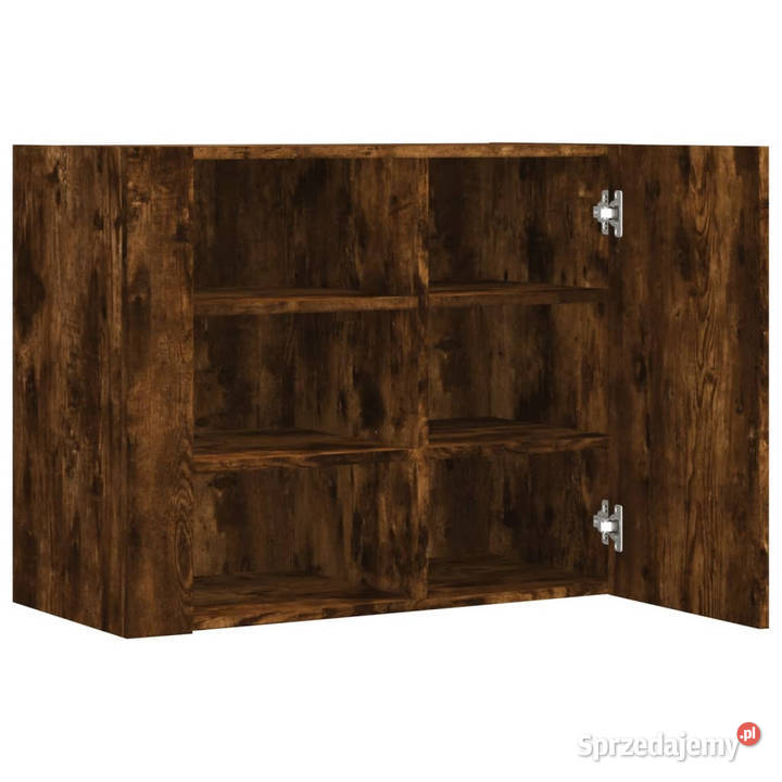 Szafka ścienna przydymiony dąb 75x35x60 WM848427 Warszawa
