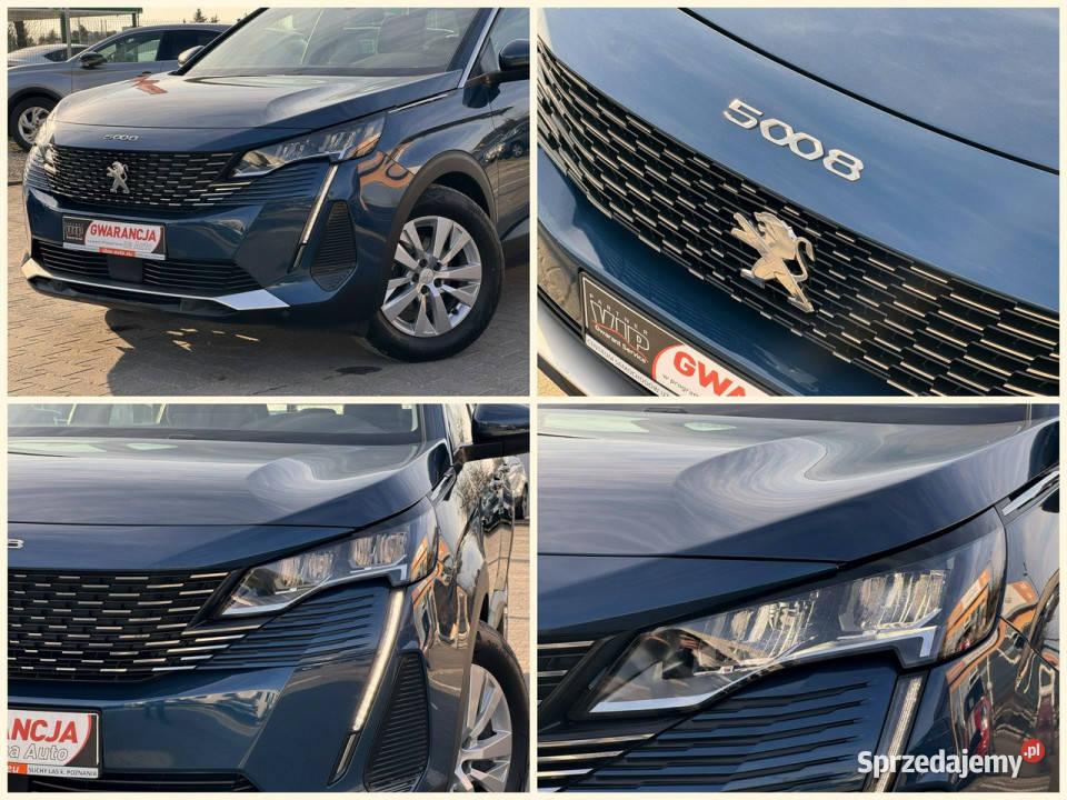 Peugeot 5008 FILMAUTOMATLEDPotwierdzony klimatyzacja wielkopolskie Suchy Las