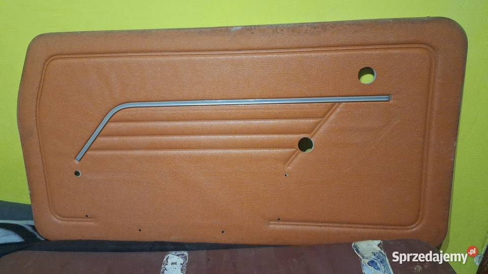 Fiat 126p boczki drzwiowe I seria pomarańczowe Godów