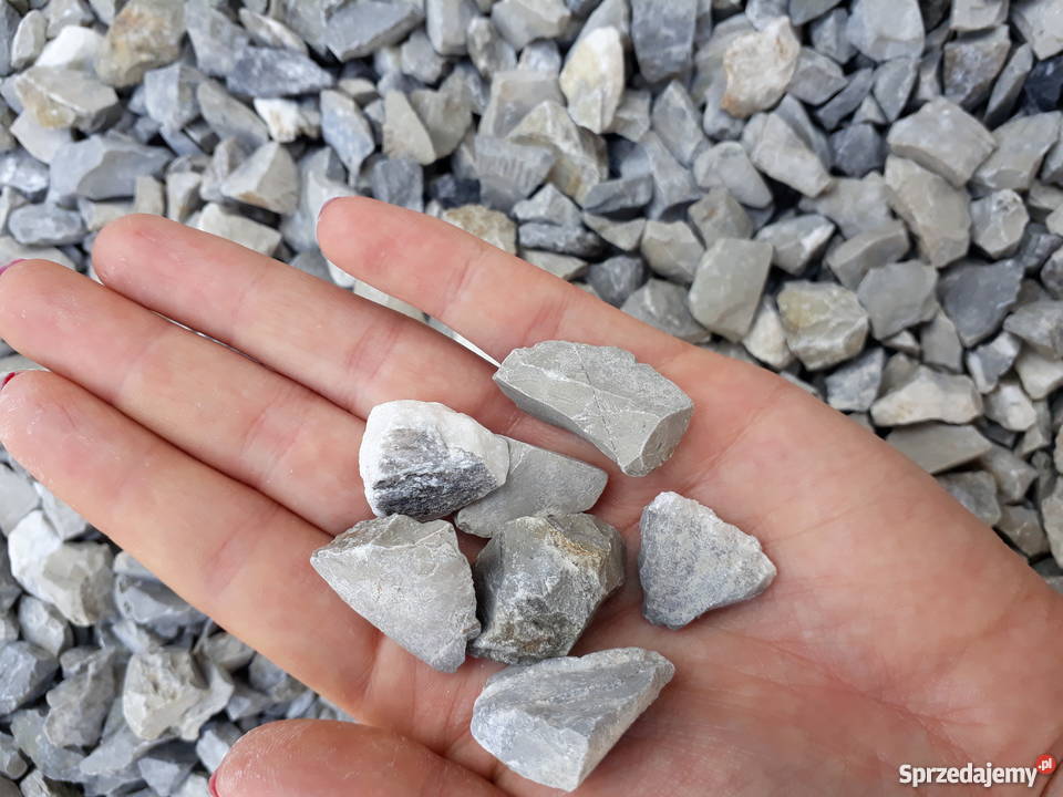 Grys Kamień Biały Niebieski 816 na ścieżki Bełk