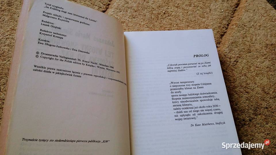 Tej wiosny skowronek zaśpiewa raz ostatni Simmel ISBN 9788305126618