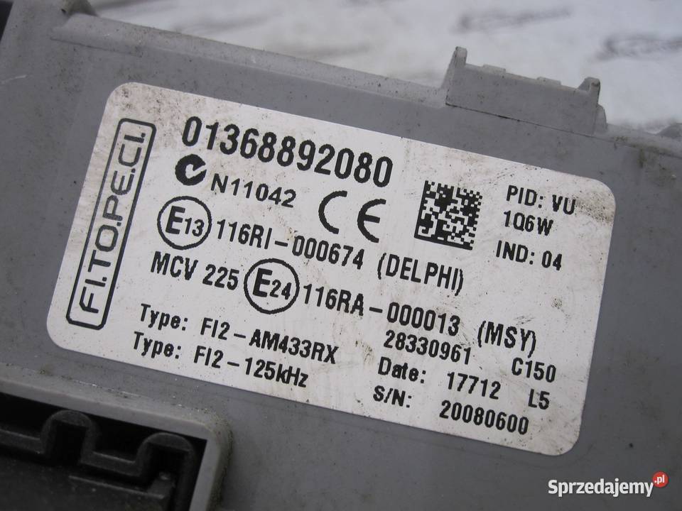 FIAT FIORINO III 12r moduł komfortu BSI