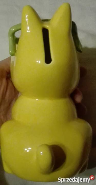 Ceramiczna duża skarbonka pies Reksio Ceramika i szkło Warszawa