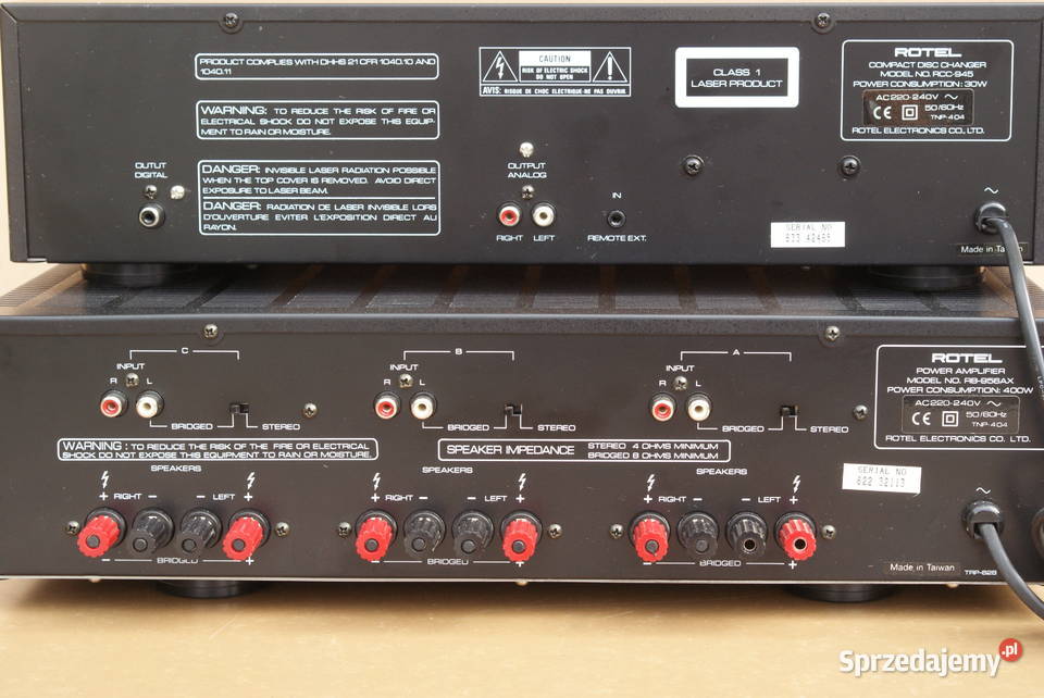ROTEL RB956 AX konćówka mocy RCC945 CD player Opole