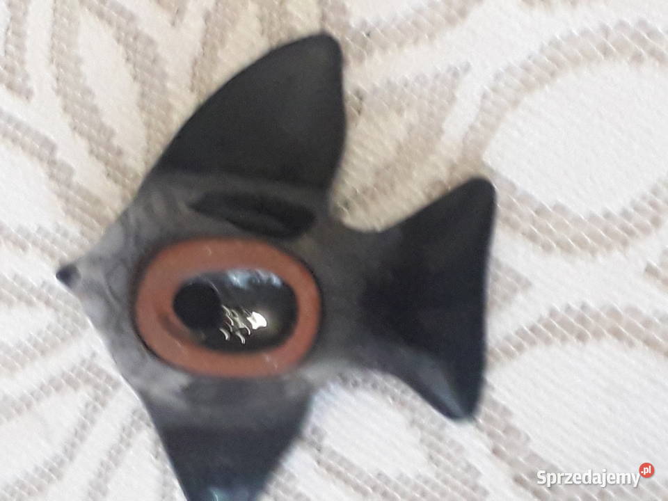 Świecznik kobaltowy Skandynawia Staszów