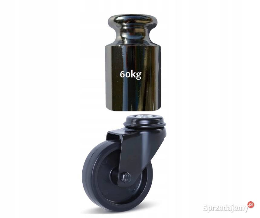 Koło skrętne 75mm 60 guma termoplastyczna Kozienice sprzedam