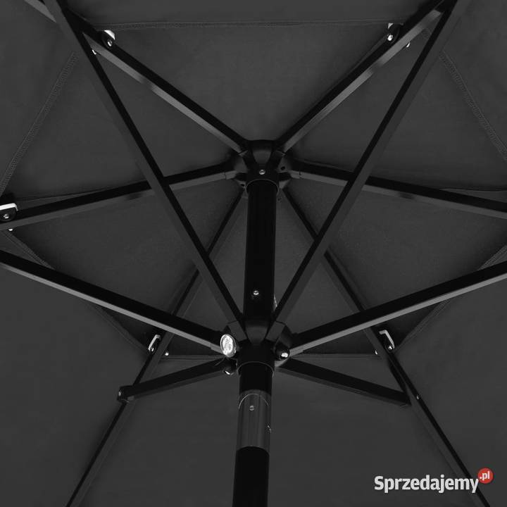 3poziomowy parasol na aluminiowym słupku Warszawa