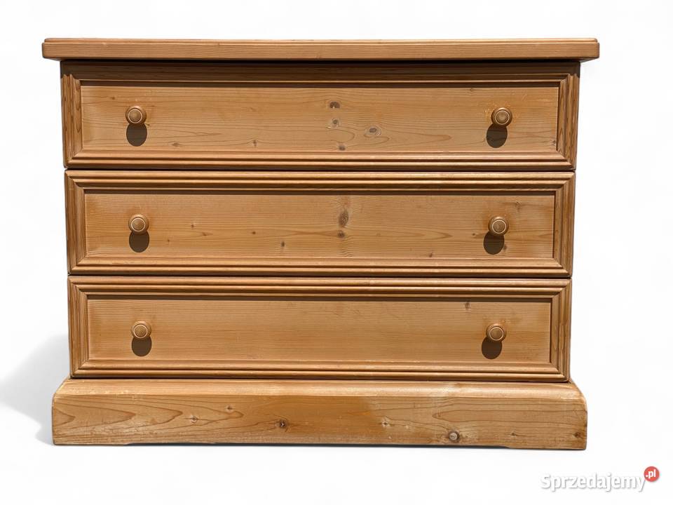 Solidna sosnowa komoda 3 szuflady 81cm zachodniopomorskie Gryfice