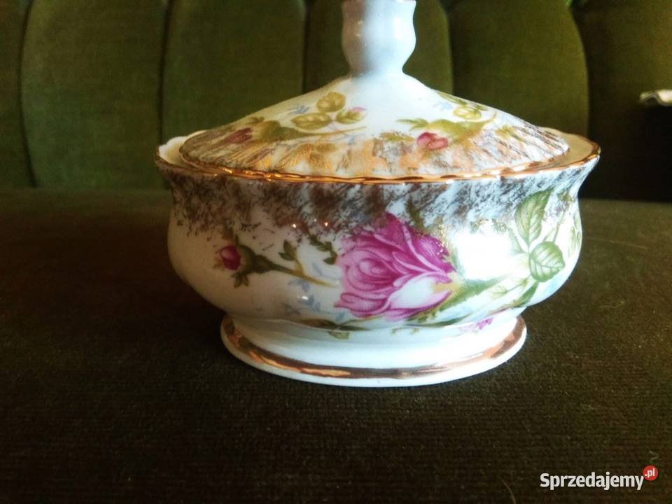 Musztardnica Puzderko owalne Chodzież Made in Porcelana i szkło Gdańsk