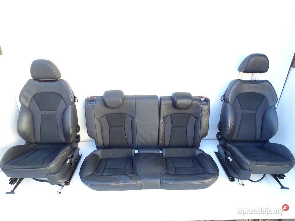 FOTELE FOTEL KANAPA PÓŁSKÓRA KOMPLET SLINE AUDI