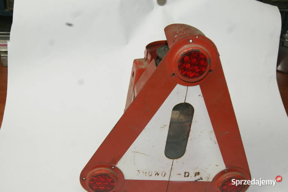 TRÓJKĄT OSTRZEGAWCZY LAMPA NAFTOWA FROWO śląskie Rybnik