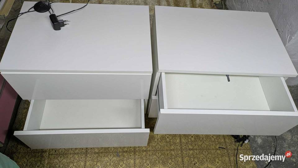 Dwie szafki nocne z podświetleniem Studzionka