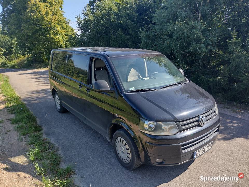 Volkswagen T5 Transporter Blaszak Długi Hak garażowany Łódź