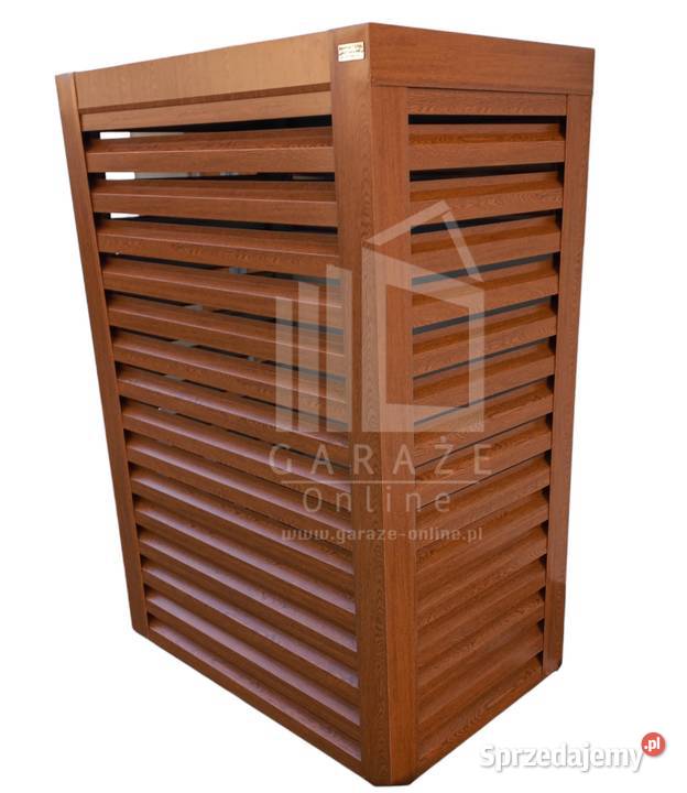 Osłona pompy ciepła 100x60x190 ciemny orzech Przasnysz sprzedam