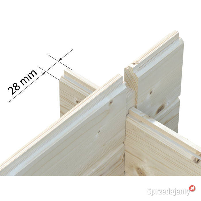 Drewniany domek ogrodowy narzędziowy Ludwik 73m2 Domki narzędziowe warmińsko-mazurskie