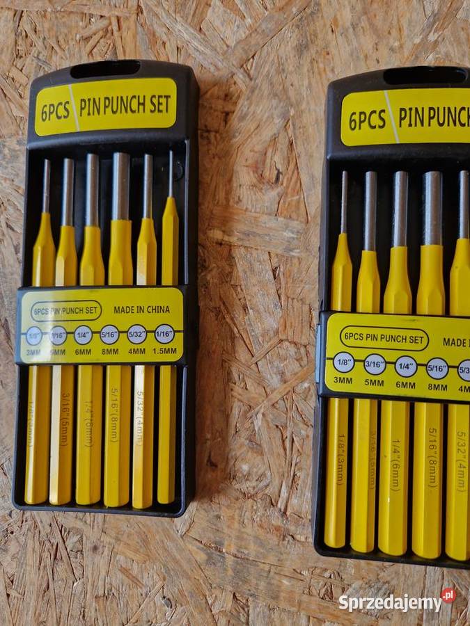 WYBIJAKI PRZEBIJAKI ZESTAW WYBIJAKÓW BLACK 6 CR Głogowa