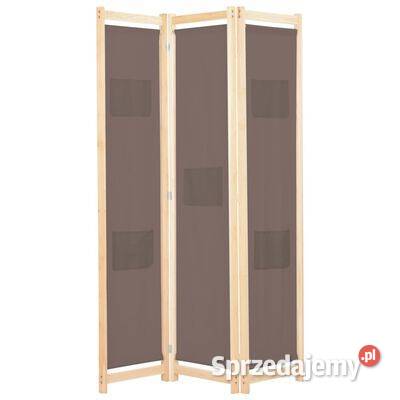Parawan 3panelowy brązowy 120x170x4 Warszawa