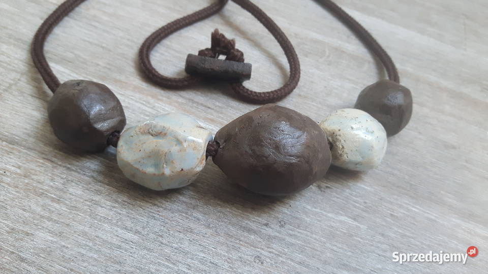 Naszyjnik wykonany ręcznie Antyki, Sztuka, Kolekcje Otwock