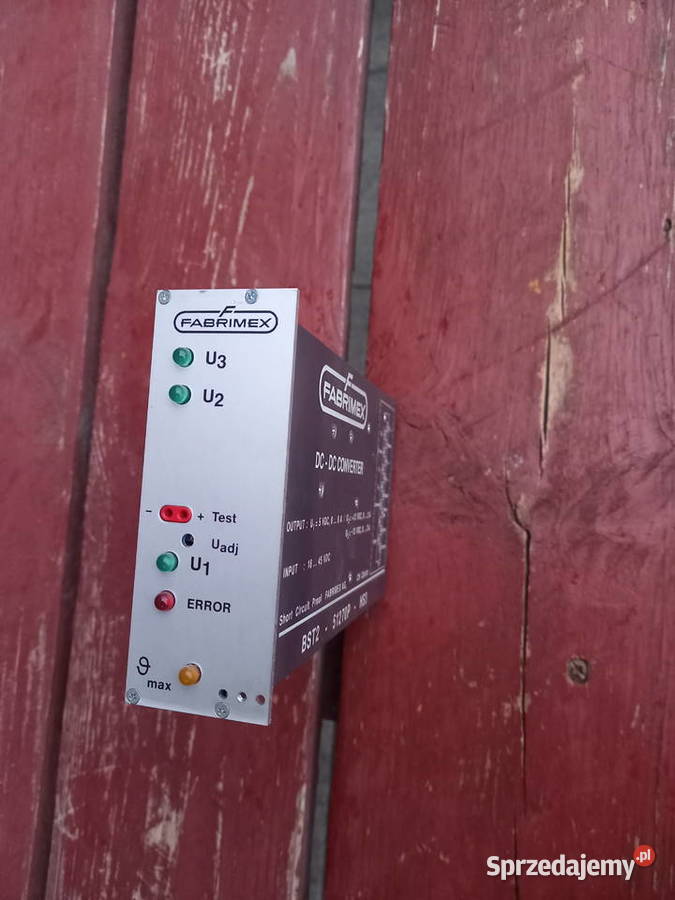 Przetwornica przemyslowa Fabrimex DcDc 24V Produkcja lubuskie Sulechów