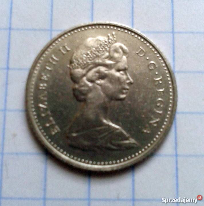 10 CENTS 10 CENTÓW 1973 KANADA Numizmatyka Parczew