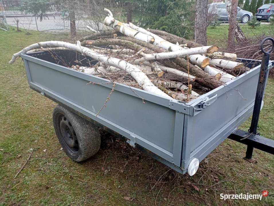 przyczepa jednoosiowa do iseki traktorka i inne Grybów