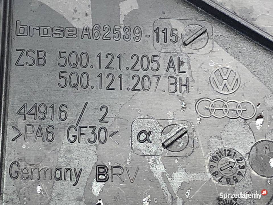 WENTYLATOR CHŁODNICY VW GOLF VII 16 115