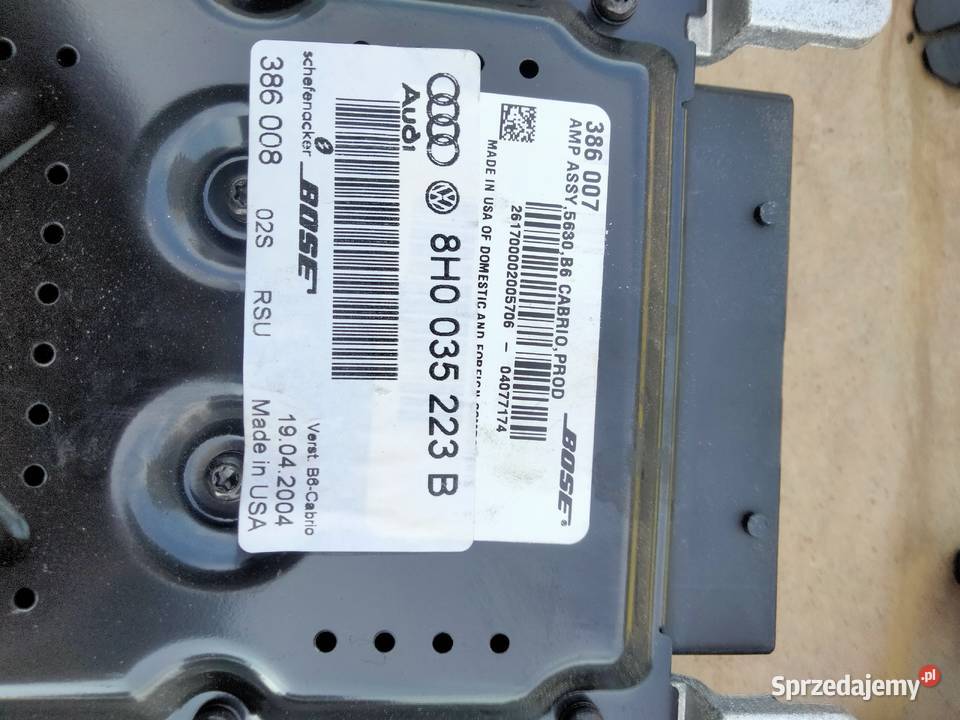 Komplet bose a4 b6 Zławieś Wielka
