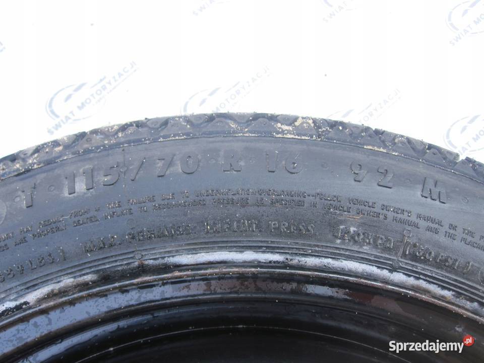 OPEL ASTRA J ANTARA MERIVA koło dojazdowe Kielce sprzedam